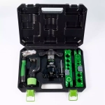 Вальцовка эксцентриковая с реверсом Super Stars ST-R806FT-L (1/4" - 3/4"; 6 - 19мм; облегченная, с ограничителем подачи трубы; с труборезом и риммером в кейсе)