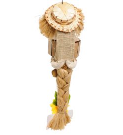 DO-067 Домовые и оберег Коса в соломенной шляпе с сундуком