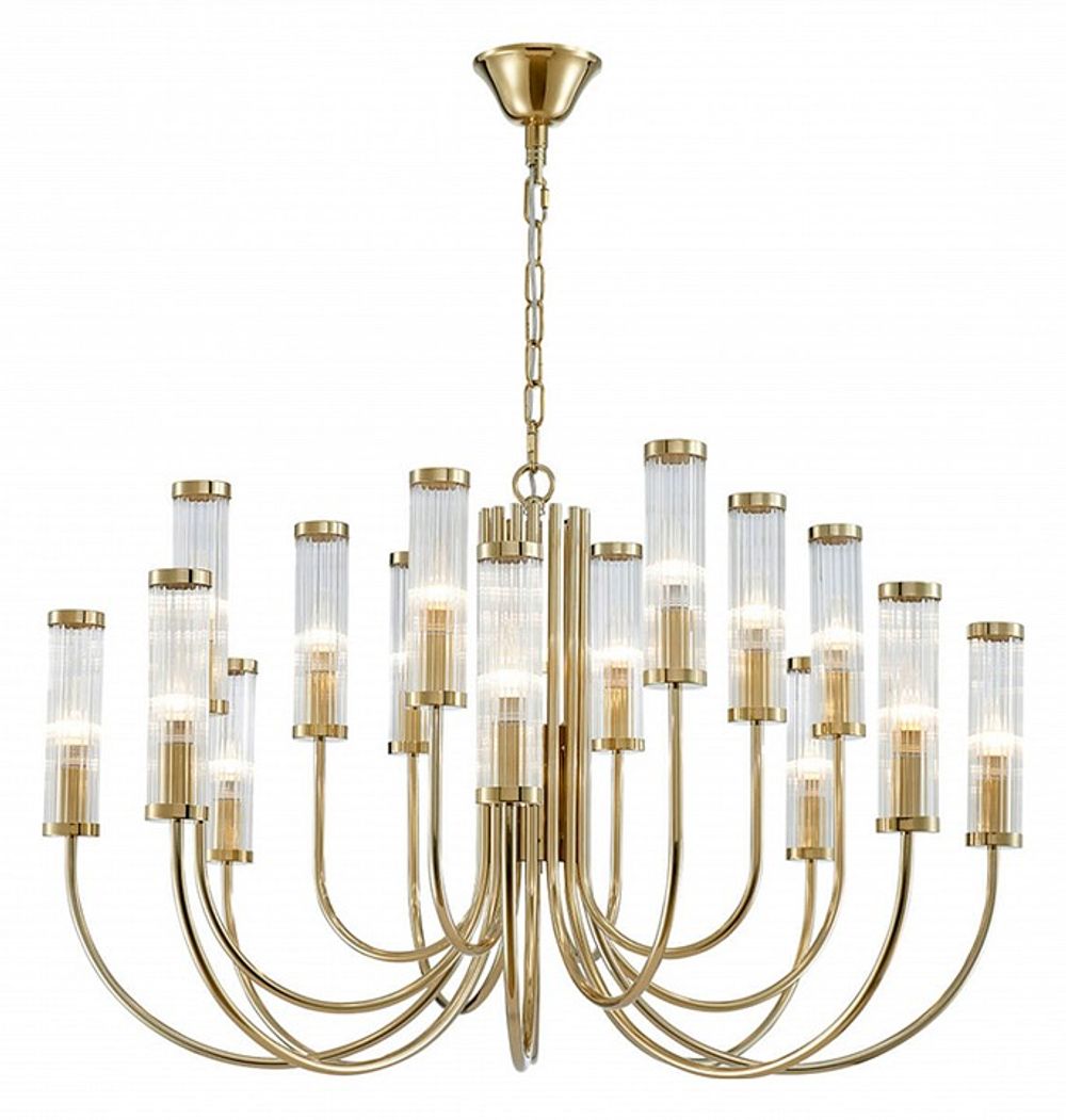 Подвесная люстра Newport 4550 4558+4+4/C gold