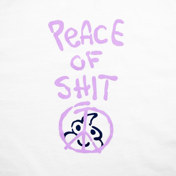Футболка Popandopalaz Peace of Shit Белая - фото 7