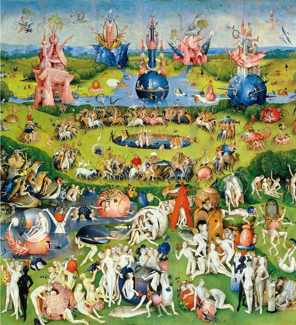 pr-JB11 Фрагмент триптиха «Сад земных наслаждений» И.Босх (Museum.Parastone)