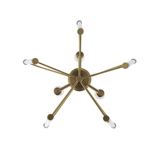 SL1406.303.03 Люстра подвесная ST-Luce Латунь/Прозрачный  E14*3 40W BRASS