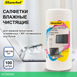 Салфетки для экранов Silwerhof Ultimate 100шт (1937802)