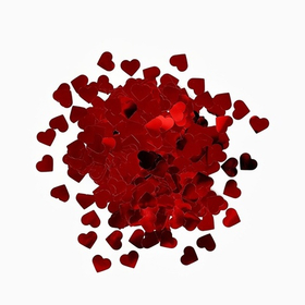 Конфетти сердечки d=1.5 см, 10 г