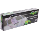 Обруч массажный «Super body» d-90 см (6 частей), розово-голубой