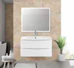 Тумба с раковиной BelBagno ACQUA 100 Bianco Lucido
