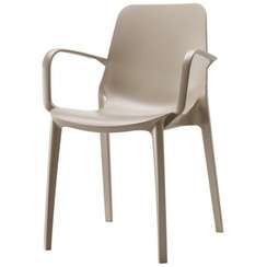 Кресло пластиковое Ginevra, тортора