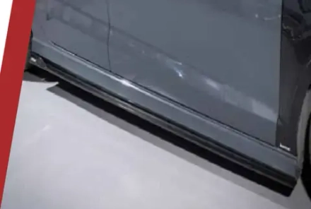 Карбоновые боковые юбки для AUDI A3 S3 8V SEDAN 2017 - 2019 Ауди