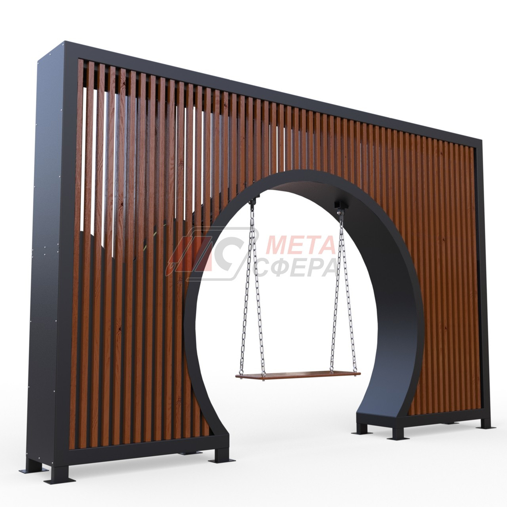 Японская арка с качелью и подсветкой