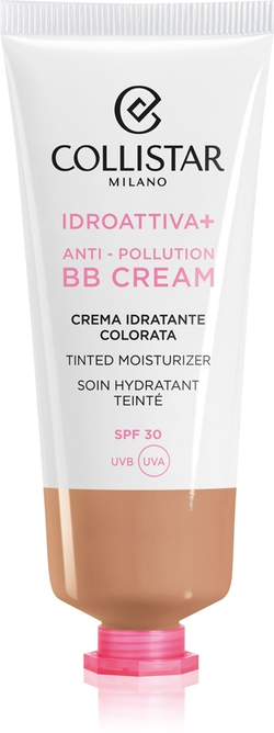 Collistar Face IDROATTIVA+ Tinted Moisturizer - Тонирующий увлажняющий крем SPF 30, 50 ml