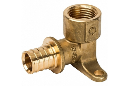 322 Уголок аксиальный с креплением 20х1/2 вн