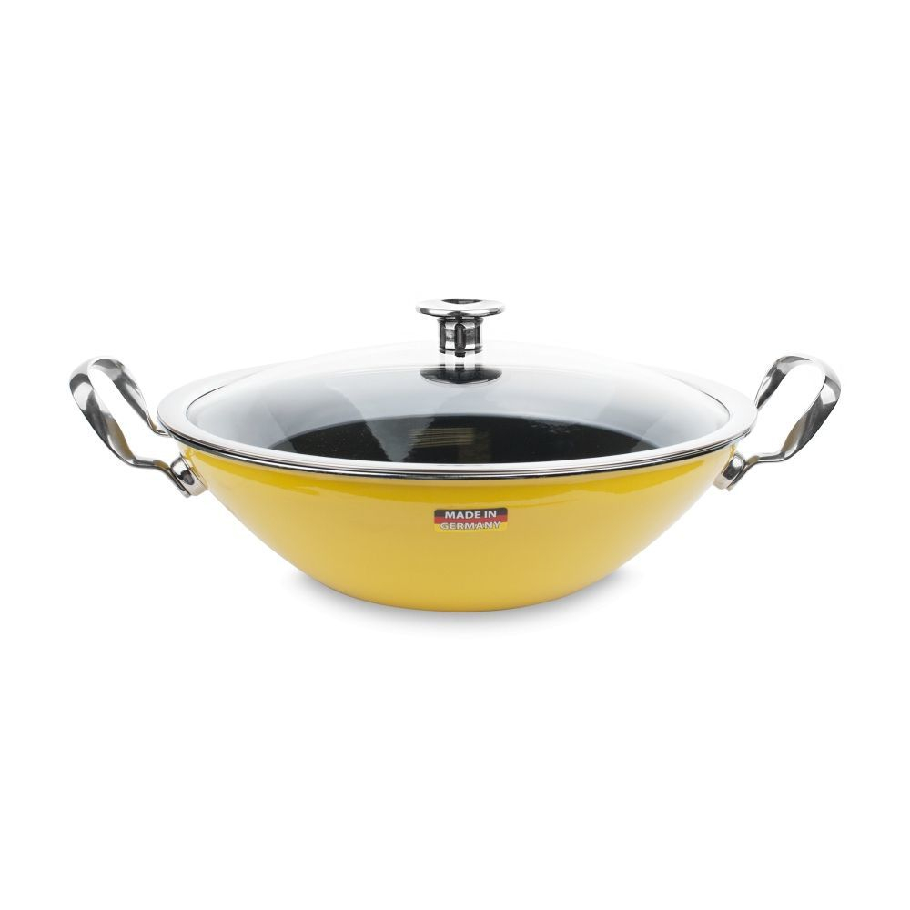 Сковорода вок 30см Kochstar Neo желтая Германия