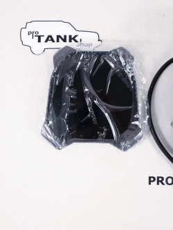 Фара AURORA ALO-P-R-7-R15Y-AW 7″ 270W c подсветкой корпуса (ДХО) Янтарный + Белый 1 шт.