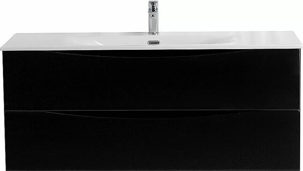 Тумба с раковиной BelBagno MARINO-CER-N-1200-2C-SO-NL-P Nero Lucido