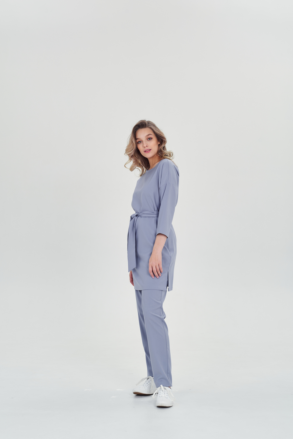 Блуза медицинская женская | Бл-365 3/4 либерти люкс