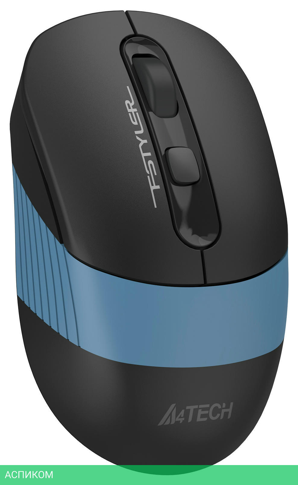 Мышь A4Tech Fstyler FB10C черный/синий