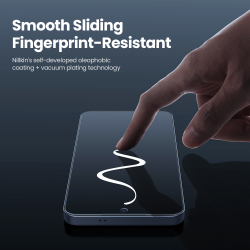Стекло "Антишпион" от Nillkin для смартфона Samsung Galaxy S25 Edge, серия Guardian Privacy Tempered Glass Screen Proetector