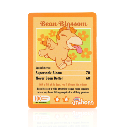 Вибромассажер Unihorn - Bean Blossom со стимуляцией язычком