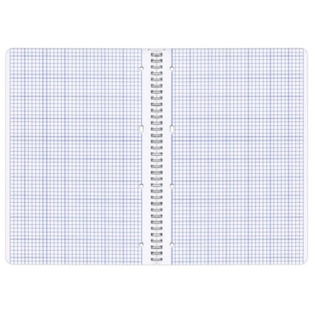 Тетрадь 96л, А4, клетка, на гребне, Brauberg INDAY