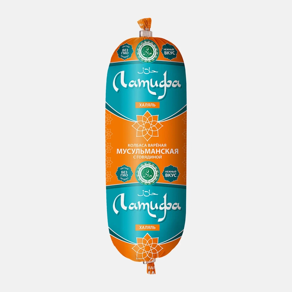 Колбаса Латифа Мусульманская вареная 400г