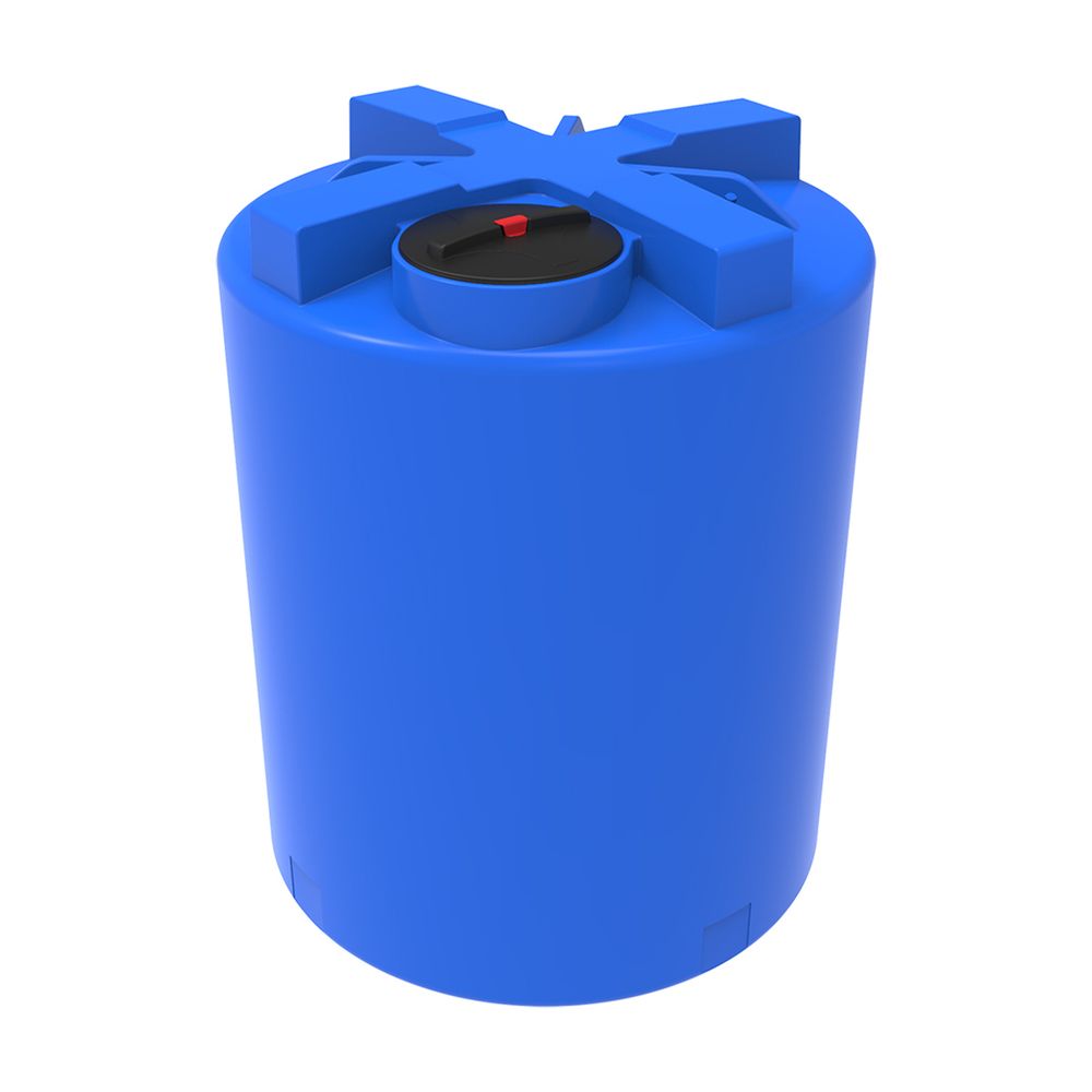 Емкость T 3000л под плотность до 1.2 г/см³ синяя ЭкоПром T 1.2 3000 л. вертикальная цилиндрическая (1500x1500x1900см;87,4кг;Синий) - арт.557497