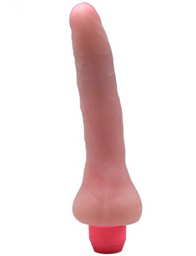 Гнущийся вибратор UltraSkin Vibro Realistic (Цвет: телесный)