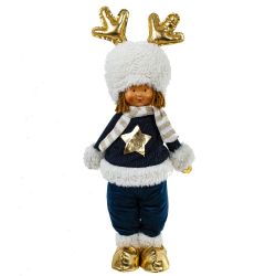 GAEM Игрушка набивная "Мальчик, Девочка", L20 W12 H49/42 см, 2в.