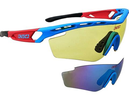 Очки KV+ SPRINT (линза blue polarized CW56 +Yellow CL 23 ) арт. SG11,12