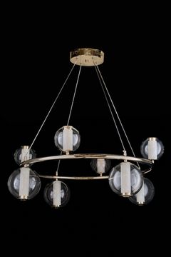 Подвесная люстра LED 60W 3000К LE7703/8 Chrome хром Aurore Leon