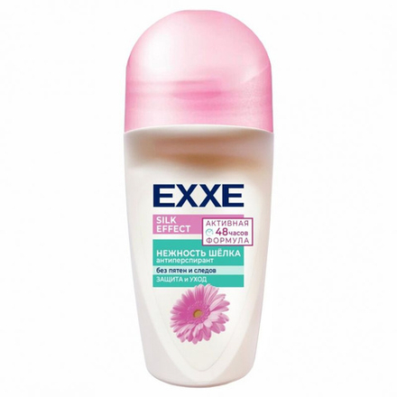 Антиперспирант жен. EXXE  50мл ролик Silk effect Нежность шёлка
