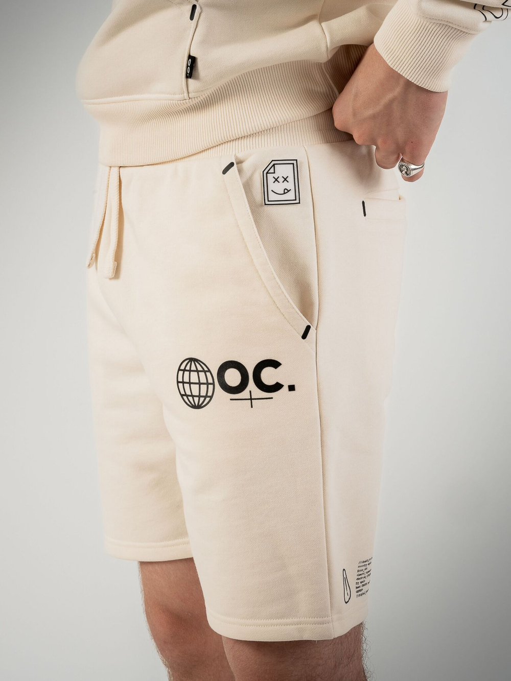 Шорты мужские ORIGINAL CREATOR GLOBE SHORTS, Молочный