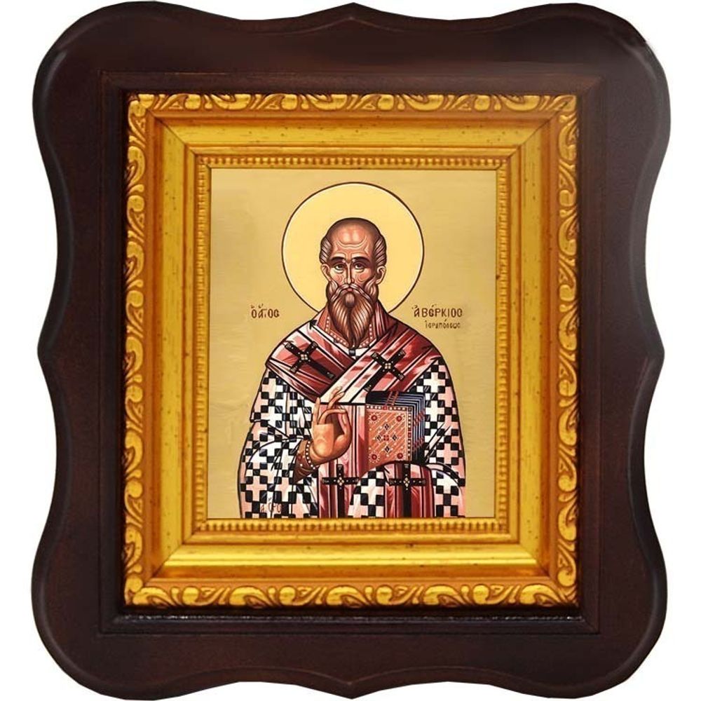 Аверкий Иерапольский, равноапостольный епископ. Икона на холсте.