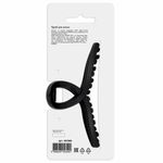 Краб для волос 11 см, soft-touch, чёрный, MONTE VITA, 457006