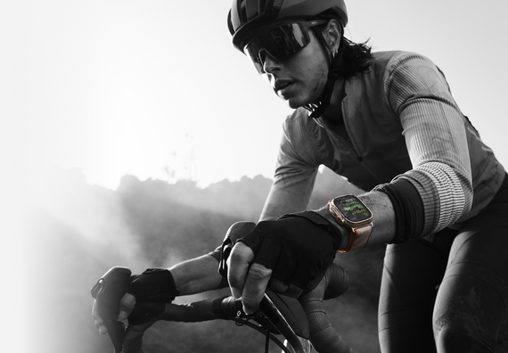 Часы Apple Watch Ultra 2 GPS + Cellular 49 мм, титановый корпус, ремешок Alpine Синего цвета,размер L