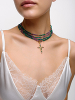 Колье "Queen cross" Gold