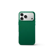 Чехол для iPhone 17 - Зернистая кожа - зелёный