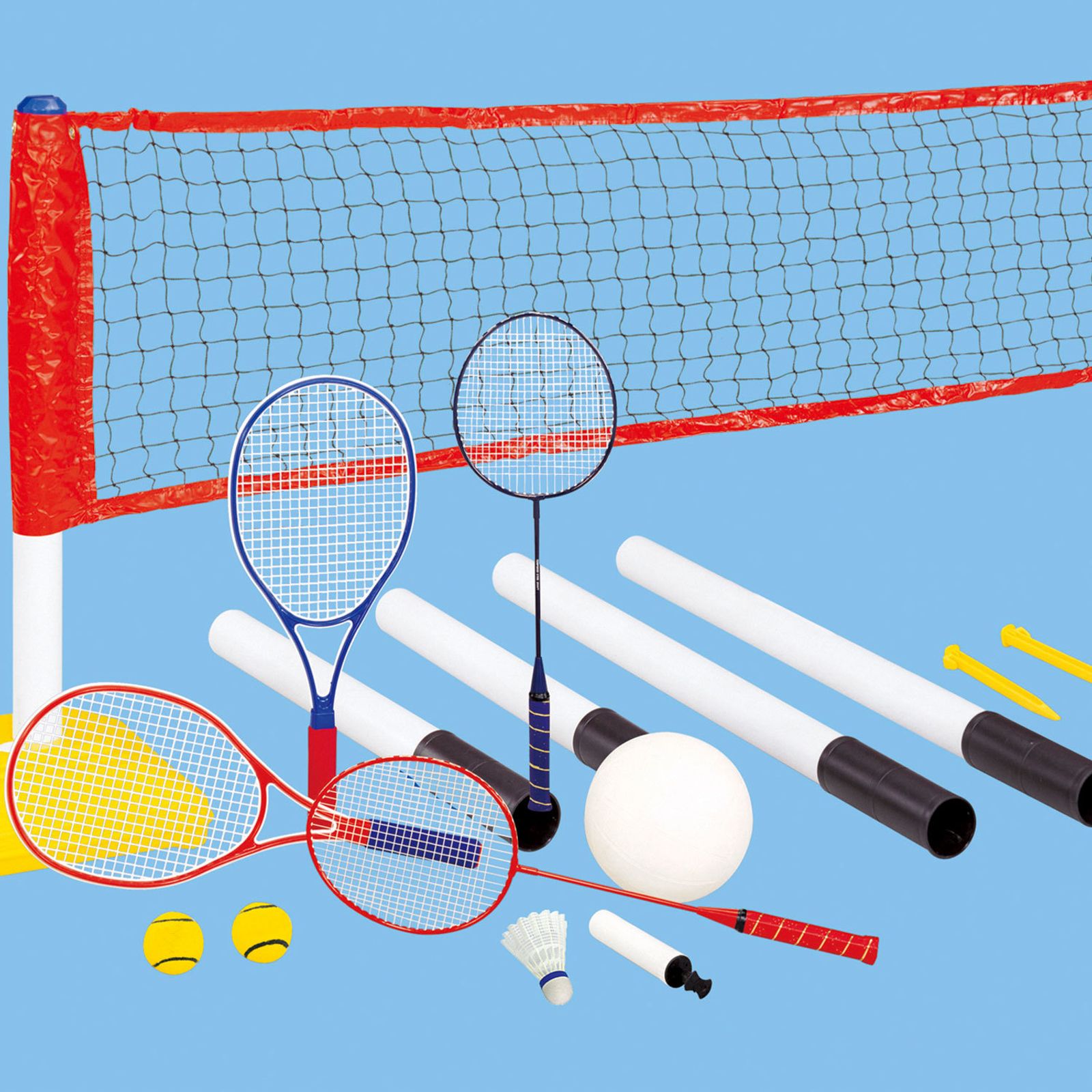 Набор детский DFC для игры в бадминтон, волейбол и теннис Goal238A фото №1