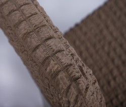 Чехол на стул без оборки со спинкой, цвет Кофе с молоком