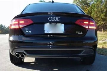 Диффузор заднего бампера V.4 для Audi A4 B8 2007-2012 Sedan/Avant