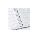 Блокнот А-5 греб. 60л. кл. лак , жесткая подложка, BRAUBERG, "Гранаты", 114366