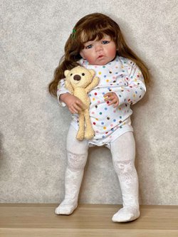 Кукла Реборн мягконабивная 60см в пакете (FA-608)