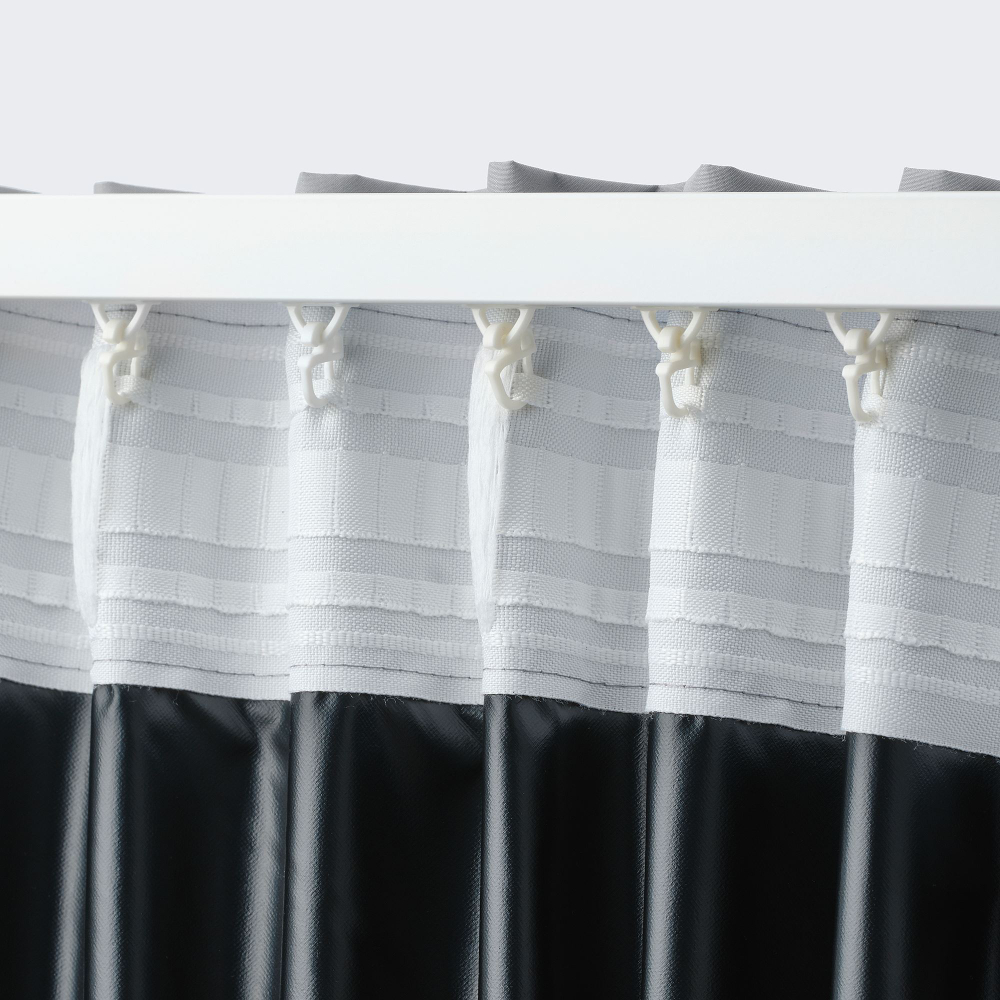 Штора IKEA BENGTA, Светло-серый, 210x250 см