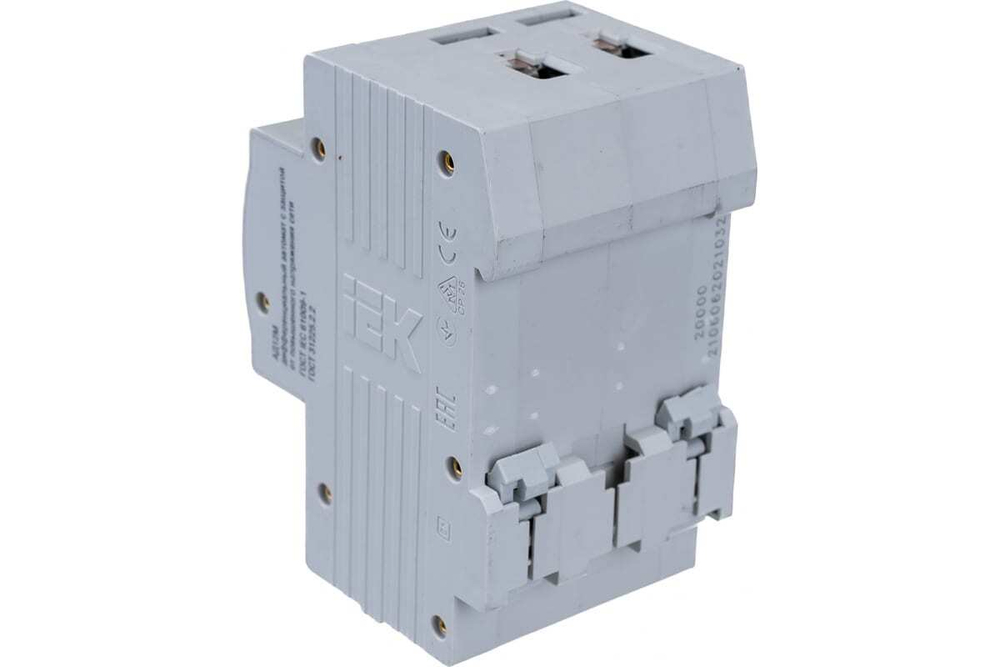 Дифференциальный автоматический выключатель АД12М 2Р С32 30мА IEK