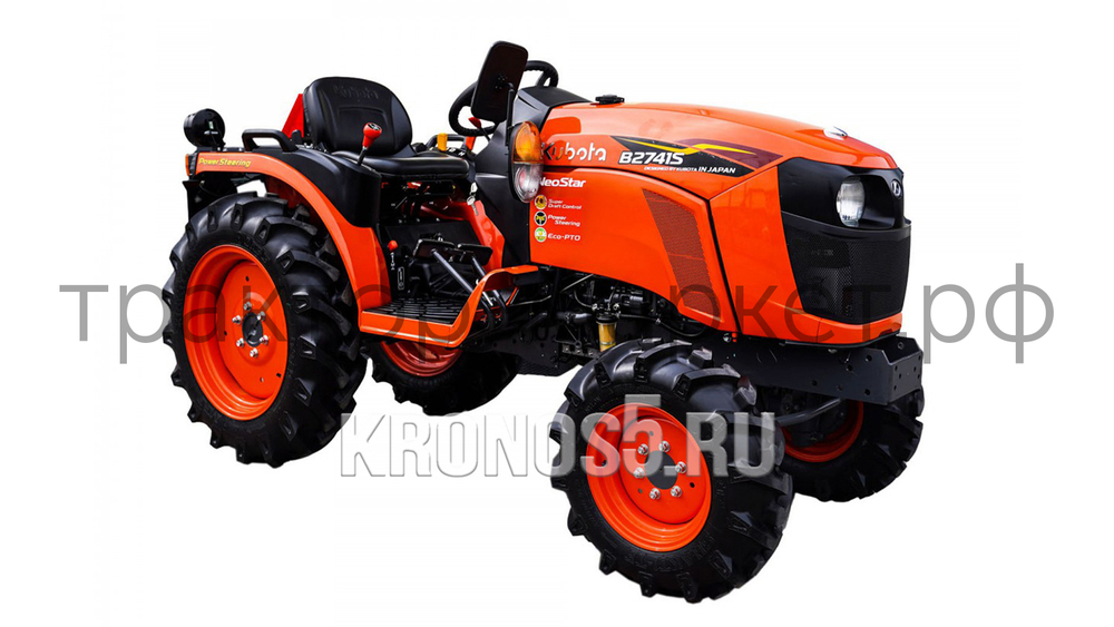 Трактор Kubota | Кубота B2741S 9+3 (Kubota India) STD agri 7.00-12 / 8.3-20 (с ПСМ)