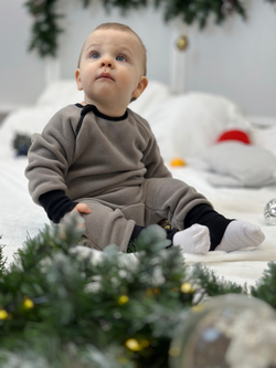 Флисовый комбинезон-трансформер RinaAmari Серый