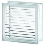 Стеклоблок Vitrablok Параллель 190x190x80 - Бесцветный