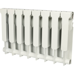 ROMMER Profi BM 350 (BI350-80-80-130)  8 секций радиатор биметаллический (RAL9016)