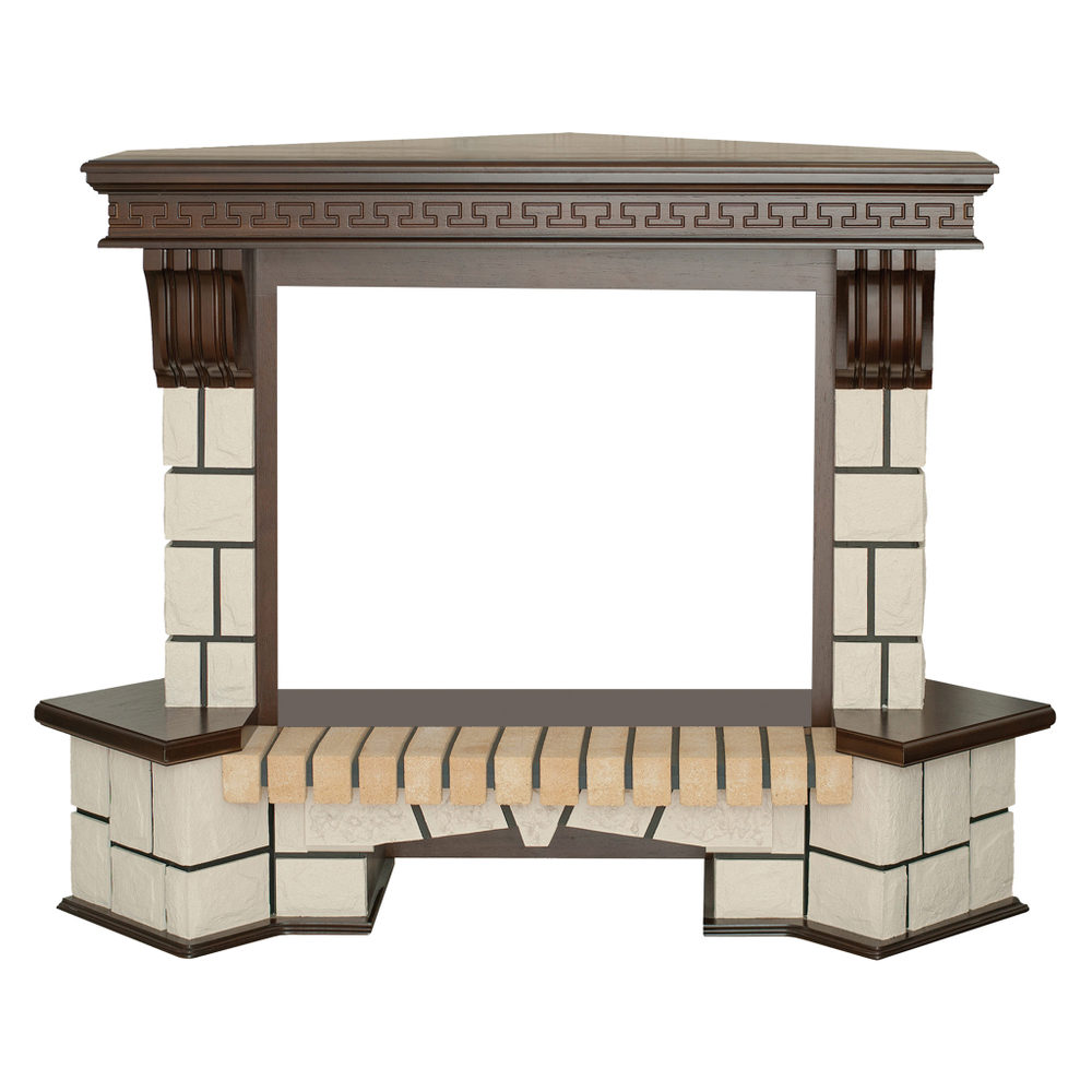 Портал Real Flame Stone 26 AO New Corner (угловой)