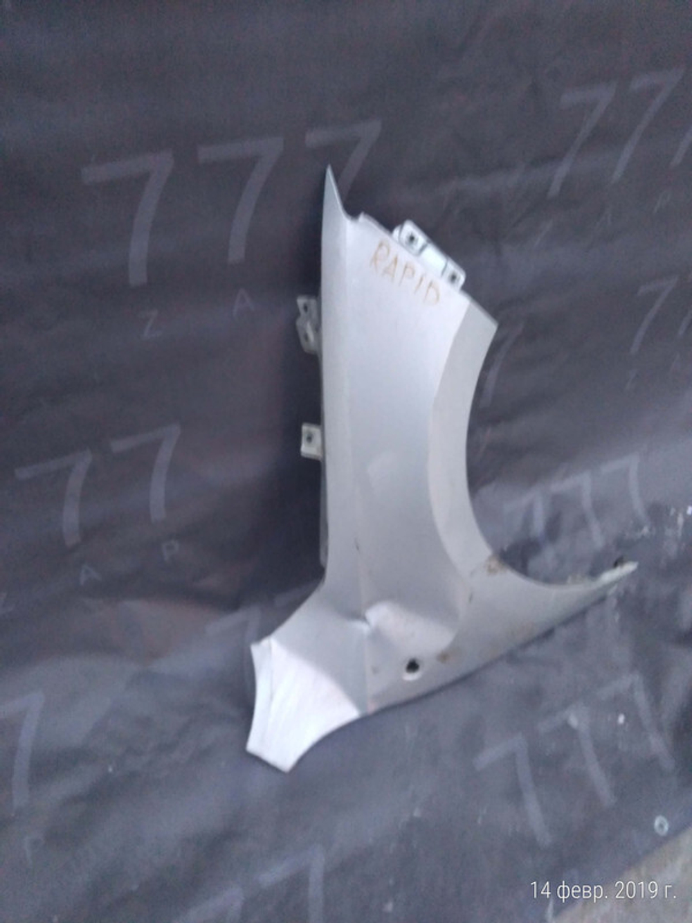 крыло переднее правое Skoda Rapid 1 12-20 Б/У Оригинал 5JA821022C