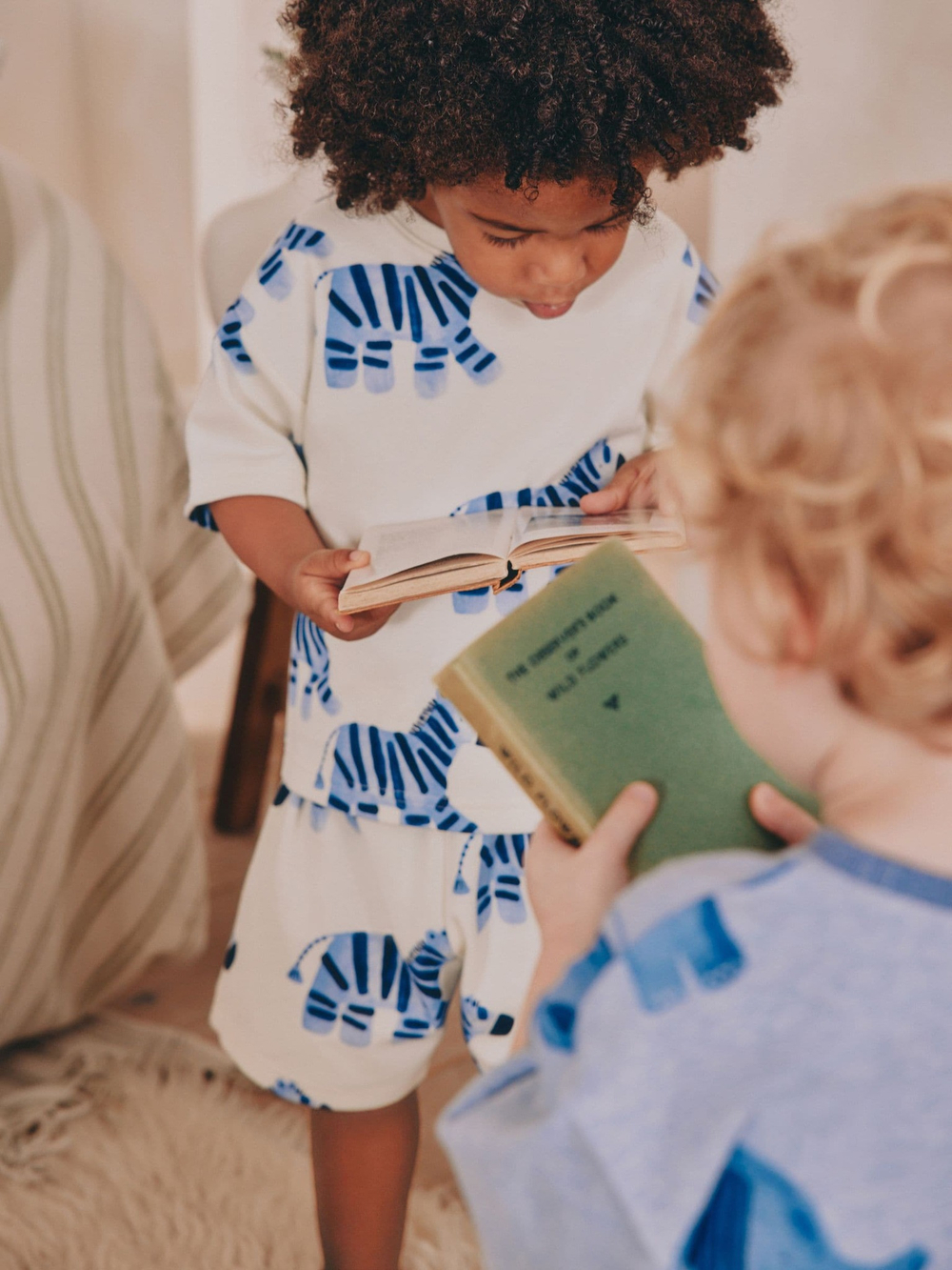 Пижама для мальчика Next AJ4-841, 3 шт., Синий, Бежевый